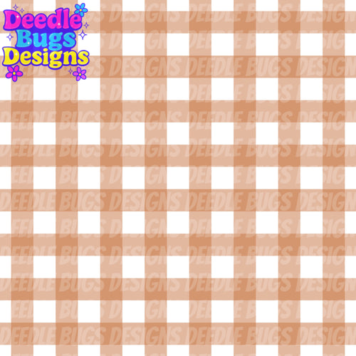 Tan Gingham
