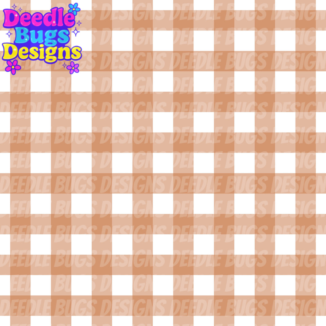 Tan Gingham