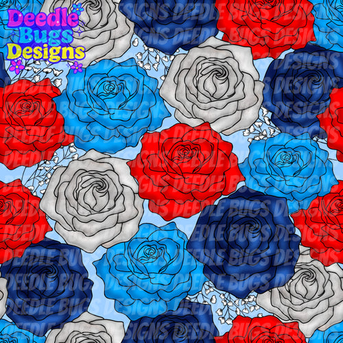 Patriotic Roses
