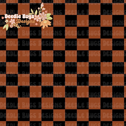 Black & Brown Checkered