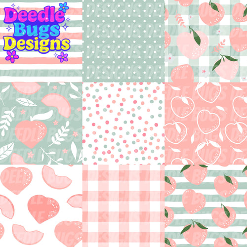 Peach Patchwork