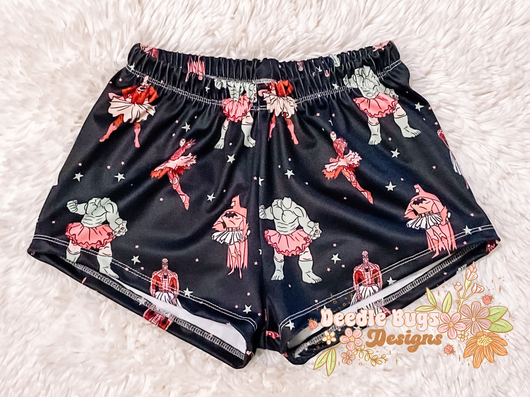 6/7Y Superhero Dress Up Shorts