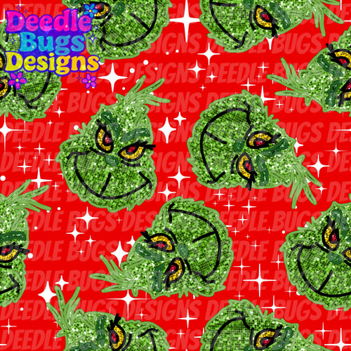 Glitter Mean Green