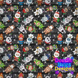 Little Monster x Classic Christmas Characters