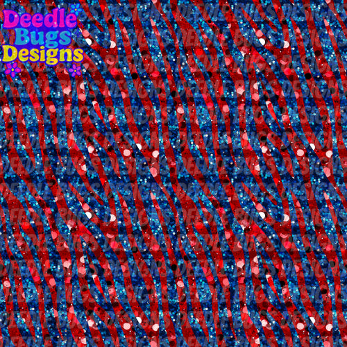 Red & Blue Zebra