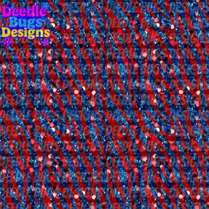 Red & Blue Zebra