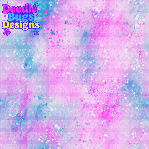 Pink & Blue Splatter