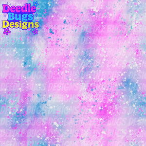 Pink & Blue Splatter